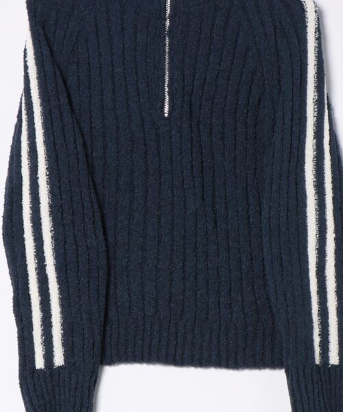 nemne store（ネンネストア）の「[keel]ブークレニットジップトラック（ニット/セーター・レディース・ネイビー/パープル系・SMALL/MEDIUM）」の14枚目の写真