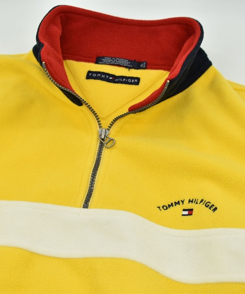 LABORATORY R（ラボラトリーアール）の「【ヴィンテージ古着】Y2K TOMMY HILFIGER ハーフジップ フリースプルオーバー（その他トップス・メンズ・イエロー・X-LARGE）」の2枚目の写真