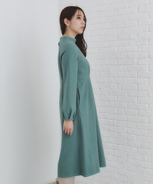 index（インデックス）の「◆《S-LLsize》起毛ツイード調ジャージワンピース【洗濯機洗い可】（ワンピース・レディース・グレー/ブルーグリーン/ベージュ系その他7/ブラック系3・40/36/42/38）」の22枚目の写真