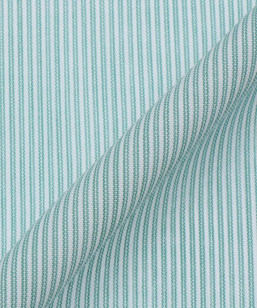 TOKYO SHIRTS（トウキョウシャツ）の「形態安定ノーアイロン ボタンダウン 長袖ビジネスワイシャツ（ビジネスシャツ・メンズ・グリーン・首回り37cm-裄丈80cm/首回り39cm-裄丈80cm/首回り39cm-裄丈84cm/首回り41cm-裄丈82cm/首回り41cm-裄丈86cm/首回り42cm-裄丈82cm/首回り42cm-裄丈86cm/首回り43cm-裄丈82cm/首回り43cm-裄丈86cm/首回り37cm-裄丈84cm）」の5枚目の写真