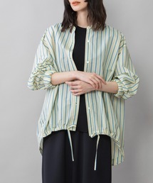 Munich | エアーコットンローンバンドシャツアウター(シャツ/ブラウス)