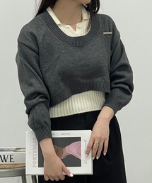 Dita Muaj. | 襟付きタンクトップ+ニットセット(ニット/セーター)