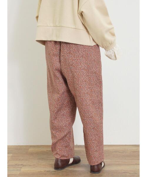 Samansa Mos2（サマンサ モスモス）の「【帯電防止】柄アソートゆるテーパードパンツ（その他パンツ・レディース・カーキ/ブラック/キナリ/レッド・M/L）」の9枚目の写真