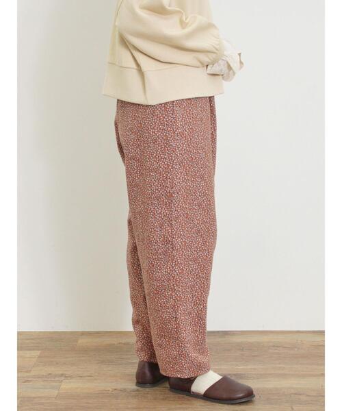 Samansa Mos2（サマンサ モスモス）の「【帯電防止】柄アソートゆるテーパードパンツ（その他パンツ・レディース・カーキ/ブラック/キナリ/レッド・M/L）」の10枚目の写真