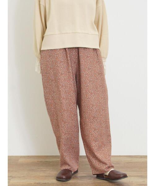 Samansa Mos2（サマンサ モスモス）の「【帯電防止】柄アソートゆるテーパードパンツ（その他パンツ・レディース・カーキ/ブラック/キナリ/レッド・M/L）」の14枚目の写真