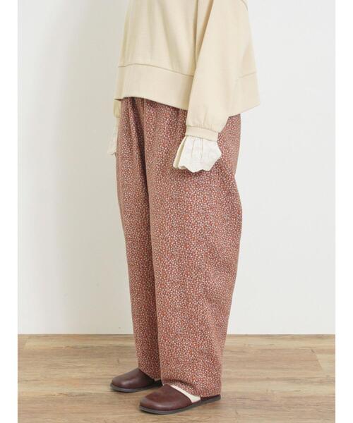 Samansa Mos2（サマンサ モスモス）の「【帯電防止】柄アソートゆるテーパードパンツ（その他パンツ・レディース・カーキ/ブラック/キナリ/レッド・M/L）」の15枚目の写真