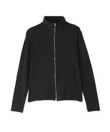 WHITELAND | WHITELAND/ホワイトランド/RIB STAND ZIP LS TEE(Tシャツ/カットソー)