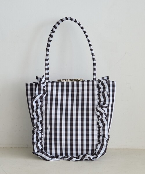 FREAK'S STORE(フリークスストア)の「THEATRE PRODUCTS × FREAK'S STORE/シアタープロダクツ 別注 ギンガムチェック トートバッグ/A4サイズトートバッグ(トートバッグ・レディース・ベージュ/レッド/ブラック・ONE SIZE)」の17枚目の写真
