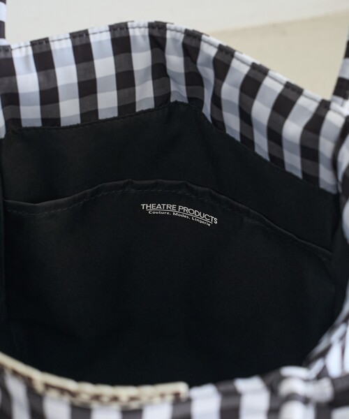 FREAK'S STORE(フリークスストア)の「THEATRE PRODUCTS × FREAK'S STORE/シアタープロダクツ 別注 ギンガムチェック トートバッグ/A4サイズトートバッグ(トートバッグ・レディース・ベージュ/レッド/ブラック・ONE SIZE)」の22枚目の写真