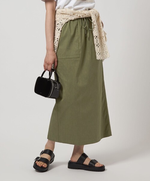 ウエストクロスデザインタイトスカート(SKIRT（スカート