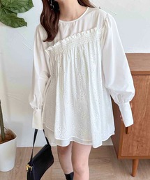 【apres jour clair】レースチュニックブラウス【ZOZOTOWN限定アイテム】