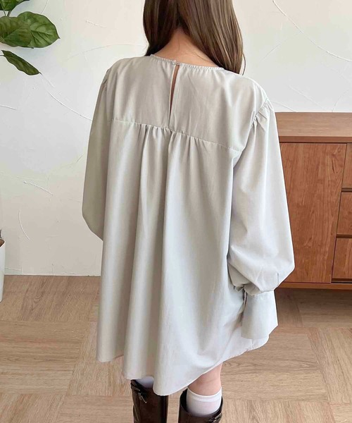 apres jour clair(アプレジュールクレア)の「【apres jour clair】レースチュニックブラウス【ZOZOTOWN限定アイテム】(シャツ/ブラウス・レディース・ブルー系その他/オフホワイト・フリー/X-LARGE)」の13枚目の写真