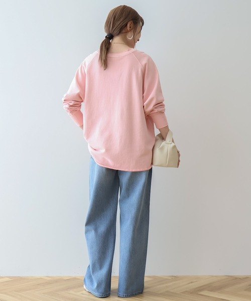 AMERICAN HOLIC（アメリカンホリック）の「PORTLANDピグメントスウェット（スウェット・レディース・ピンク/チャコールグレー/グリーン・M/L）」の20枚目の写真