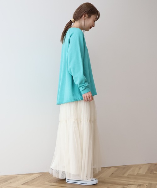 AMERICAN HOLIC（アメリカンホリック）の「PORTLANDピグメントスウェット（スウェット・レディース・ピンク/チャコールグレー/グリーン・M/L）」の16枚目の写真