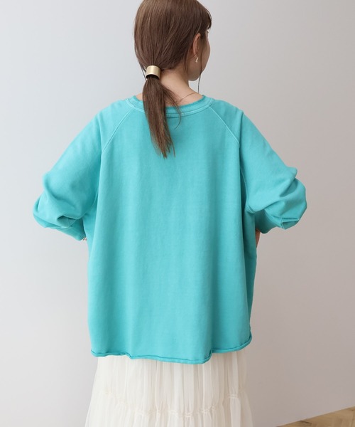 AMERICAN HOLIC（アメリカンホリック）の「PORTLANDピグメントスウェット（スウェット・レディース・ピンク/チャコールグレー/グリーン・M/L）」の18枚目の写真