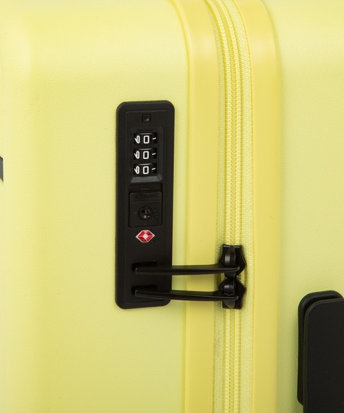 ACE（エース）の「エース スーツケース ベベル 33L 2～3泊 3.2kg 機内持込 ドリンクホルダー フック No.05681（スーツケース/キャリーバッグ・レディース・イエロー/グリーン/アイボリー/ブラック・S）」の9枚目の写真