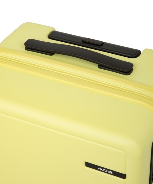 ACE（エース）の「エース スーツケース ベベル 33L 2～3泊 3.2kg 機内持込 ドリンクホルダー フック No.05681（スーツケース/キャリーバッグ・レディース・イエロー/グリーン/アイボリー/ブラック・S）」の12枚目の写真