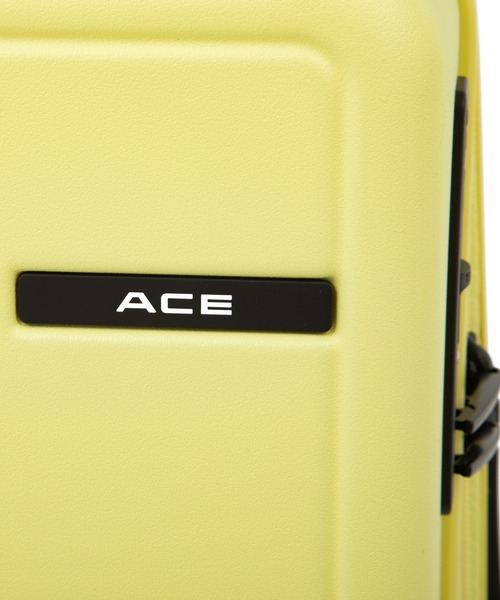 ACE（エース）の「エース スーツケース ベベル 33L 2～3泊 3.2kg 機内持込 ドリンクホルダー フック No.05681（スーツケース/キャリーバッグ・レディース・イエロー/グリーン/アイボリー/ブラック・S）」の14枚目の写真