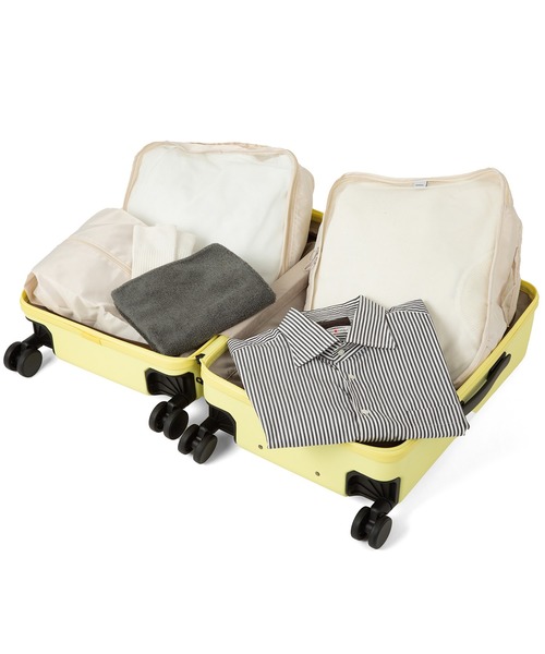 ACE（エース）の「エース スーツケース ベベル 33L 2～3泊 3.2kg 機内持込 ドリンクホルダー フック No.05681（スーツケース/キャリーバッグ・レディース・イエロー/グリーン/アイボリー/ブラック・S）」の22枚目の写真