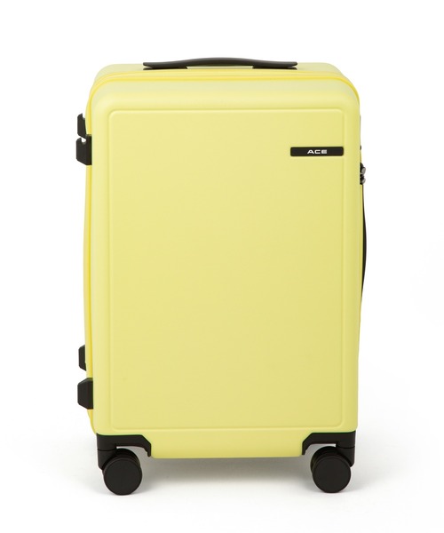 ACE（エース）の「エース スーツケース ベベル 33L 2～3泊 3.2kg 機内持込 ドリンクホルダー フック No.05681（スーツケース/キャリーバッグ・レディース・イエロー/グリーン/アイボリー/ブラック・S）」の5枚目の写真