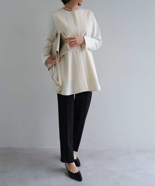 ペプラム ベスト（ベスト）｜evernavy（エバーネイビー）の