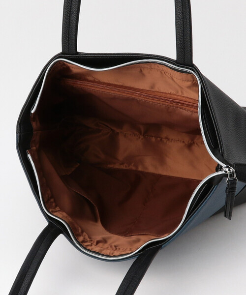 COMME CA ISM(コムサイズム)の「バイカラー トートバッグ(トートバッグ・メンズ・ブラック×グレー/ブラック×ブルー・FREE)」の12枚目の写真