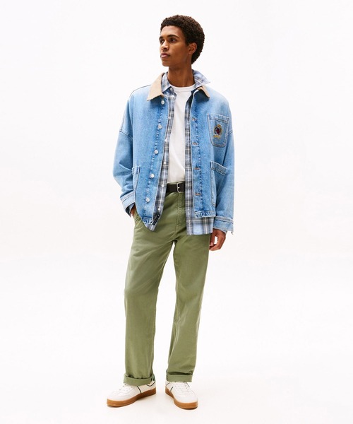 tommy jeans（トミー ジーンズ）の「ツイルレギュラーストレートチノパンツ（チノパンツ・メンズ・ネイビー/グリーン・36inch/32inch/30inch/28inch/34inch）」の4枚目の写真