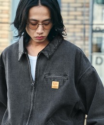 WEGO | WEGO/【25年春夏新作】ワーカーズデニムZIPジャケット(ブルゾン)