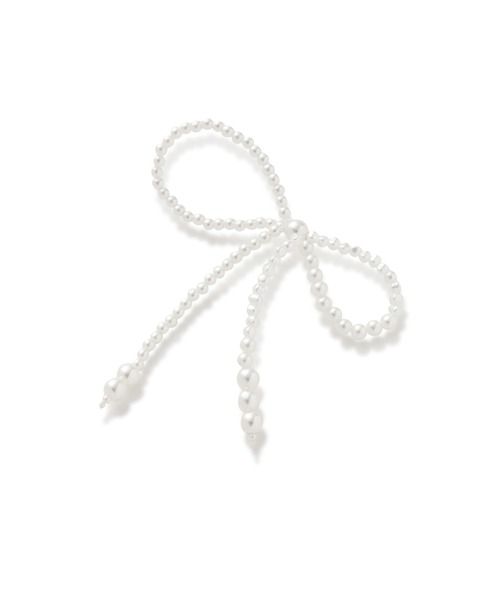 セール】パール調リボンピアス（ピアス（両耳用））｜ROSE BUD