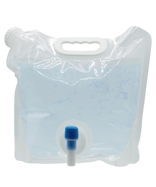 GLOBAL JAPAN（グローバルジャパン）の「蛇口付きウォーターバッグ10L 2個組（アウトドアグッズ・レディース・その他・F）」の2枚目の写真