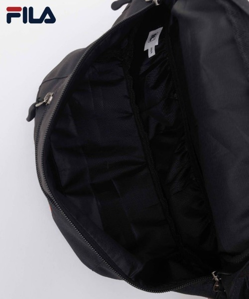 FILA(フィラ)の「FILA ウエストバッグ(ボディバッグ/ウエストポーチ・メンズ・ブラック/ブラック×レッド・フリー)」の5枚目の写真