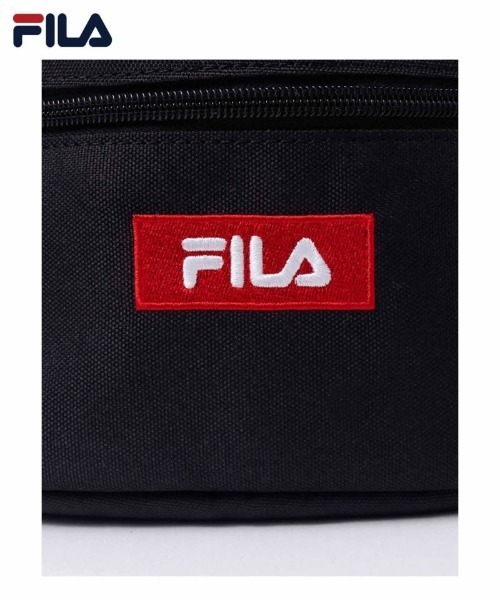 FILA(フィラ)の「FILA ウエストバッグ(ボディバッグ/ウエストポーチ・メンズ・ブラック/ブラック×レッド・フリー)」の10枚目の写真