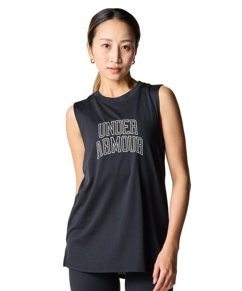 UNDER ARMOUR(アンダーアーマー)の「UAテック マッスル タンク(トレーニング/レディース)(タンクトップ・レディース・ブラック・XL/M/S/L)」の1枚目の写真