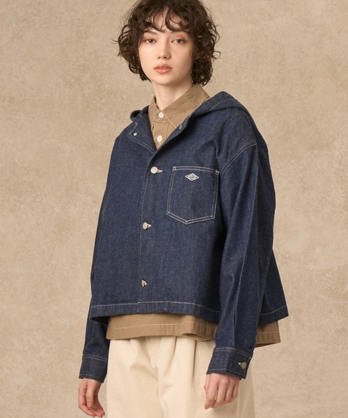WOMEN'S COTTON DRILL HOODED JACKET（その他アウター）｜DANTON