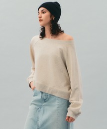 PUBLIC TOKYO | ワイドネックスウェットTOP(スウェット)