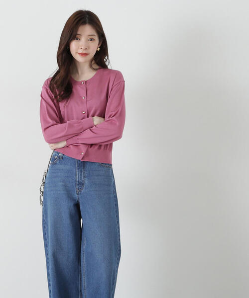 PROPORTION BODY DRESSING(プロポーションボディドレッシング)の「ベーシックカーディガンⅠ / 1215174300(カーディガン/ボレロ・レディース・ピンク/ホワイト/ブラック/ブルー・FREE)」の21枚目の写真