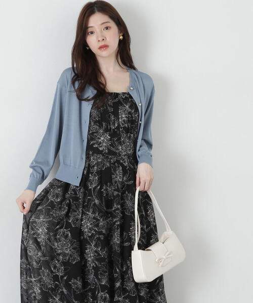 PROPORTION BODY DRESSING(プロポーションボディドレッシング)の「ベーシックカーディガンⅠ / 1215174300(カーディガン/ボレロ・レディース・ピンク/ホワイト/ブラック/ブルー・FREE)」の4枚目の写真
