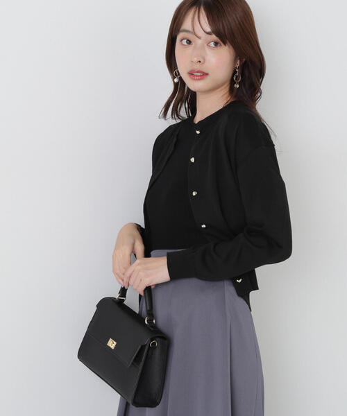 PROPORTION BODY DRESSING(プロポーションボディドレッシング)の「ベーシックカーディガンⅠ / 1215174300(カーディガン/ボレロ・レディース・ピンク/ホワイト/ブラック/ブルー・FREE)」の3枚目の写真