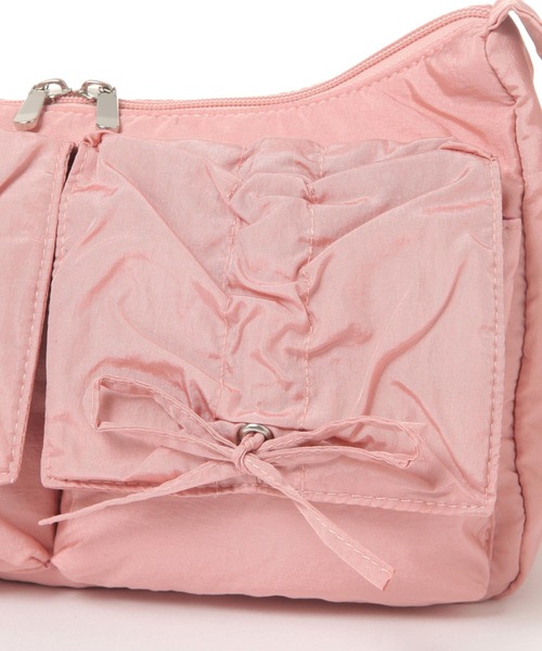 ショルダーバッグ・ポシェット DOUBLE RIBBON SHOULDER BAGLIGHT PINK 270410-0601-42-040.jpg