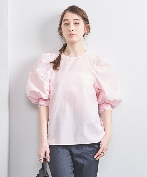 UNITED ARROWS(ユナイテッドアローズ)の「MANTECO パフスリーブ ブラウス(シャツ/ブラウス・レディース・ダークグレー/ライトピンク/ナチュラル・FREE)」の3枚目の写真