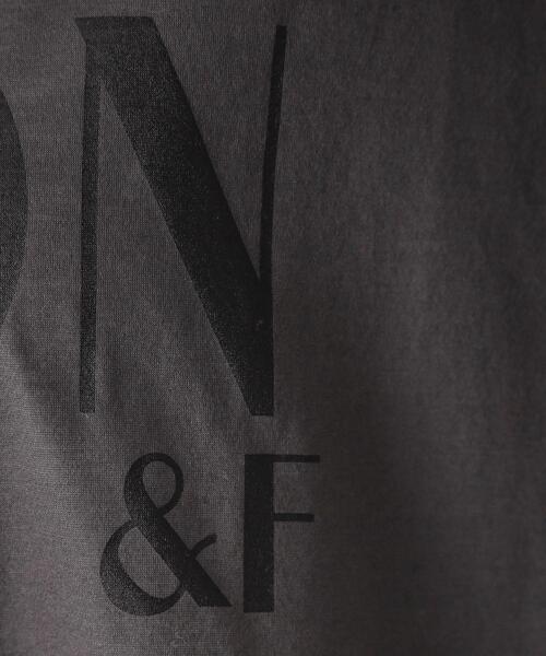 DRESSTERIOR(ドレステリア)の「【接触冷感/洗える】シアーメゾンロゴロンTEE(Tシャツ/カットソー・レディース・ダークグレー/ナチュラル・34/36/38)」の13枚目の写真