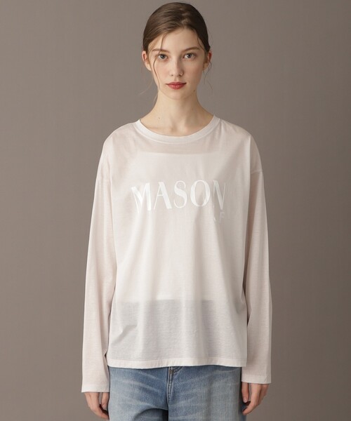 DRESSTERIOR(ドレステリア)の「【接触冷感/洗える】シアーメゾンロゴロンTEE(Tシャツ/カットソー・レディース・ダークグレー/ナチュラル・34/36/38)」の14枚目の写真