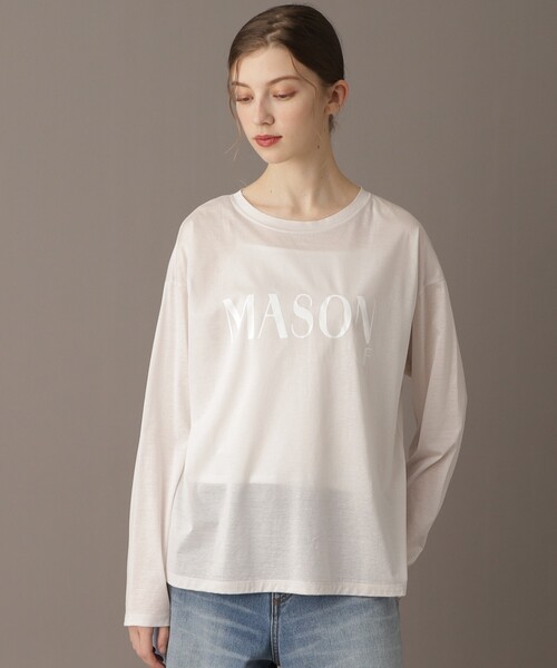 DRESSTERIOR(ドレステリア)の「【接触冷感/洗える】シアーメゾンロゴロンTEE(Tシャツ/カットソー・レディース・ダークグレー/ナチュラル・34/36/38)」の15枚目の写真