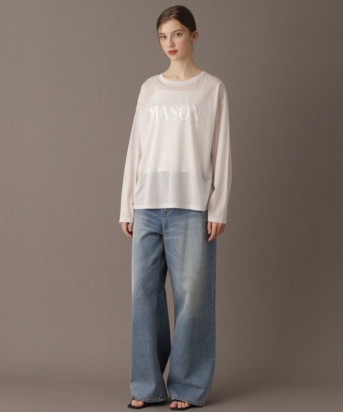 DRESSTERIOR(ドレステリア)の「【接触冷感/洗える】シアーメゾンロゴロンTEE(Tシャツ/カットソー・レディース・ダークグレー/ナチュラル・34/36/38)」の16枚目の写真