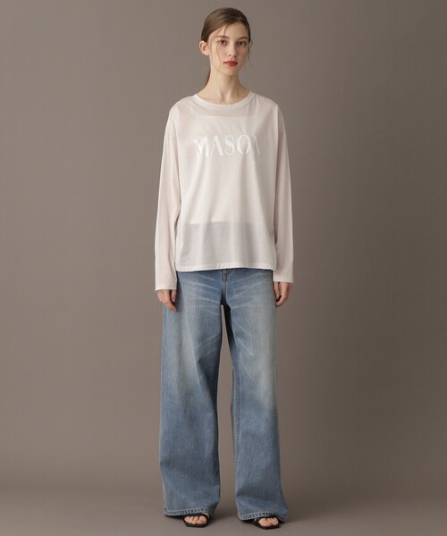 DRESSTERIOR(ドレステリア)の「【接触冷感/洗える】シアーメゾンロゴロンTEE(Tシャツ/カットソー・レディース・ダークグレー/ナチュラル・34/36/38)」の18枚目の写真