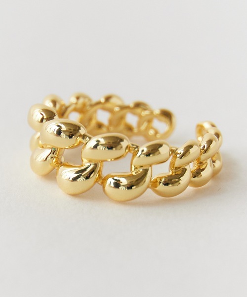 blatto(ブラット)の「blatto/ブラット チェーンデザイン リング フリーサイズ bla-ring-00593 メンズ 秋物 秋服 2026年秋冬(リング・メンズ・ゴールド・FREE)」の5枚目の写真