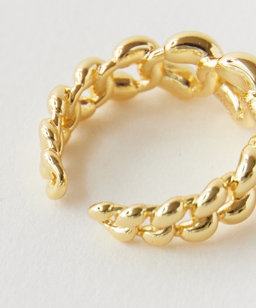 blatto(ブラット)の「blatto/ブラット チェーンデザイン リング フリーサイズ bla-ring-00593 メンズ 秋物 秋服 2026年秋冬(リング・メンズ・ゴールド・FREE)」の9枚目の写真