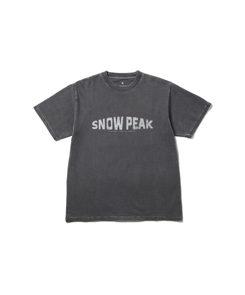 Snow Peak（スノーピーク）の「Recycled Cotton Dyed T-Shirt SP（Tシャツ/カットソー・メンズ・ブルー/アイボリー/チャコール・XXL/XL/L/M/S/1）」の11枚目の写真