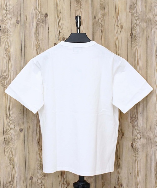 Schott（ショット）の「T-SHIRT EMB. Schott NYC/ニューヨーク刺繍Tシャツ（Tシャツ/カットソー・メンズ・ホワイト/ブラック・L/XL/XXL/M）」の3枚目の写真