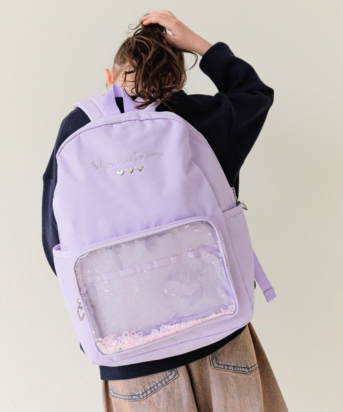 推し活にも!]キラキラスパンコールリュック[M(約10L)・L(約15L)] (KIDS